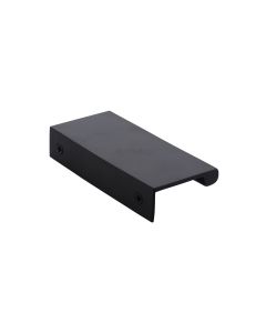 Heritage Brass Matt Black EPTR Edge Pull Cabinet Handle 50mm
