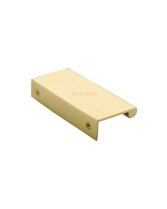 Heritage Brass Polished Brass EPTR Edge Pull Cabinet Handle 50mm