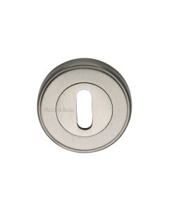 Satin Nickel Standard Key Escutcheon Round - ERD7000