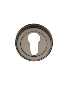 Matt Bronze Euro Profile Cylinder Escutcheon Round - ERD7020