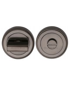 Matt Bronze Round Bathroom Turn & Release - ERD7030