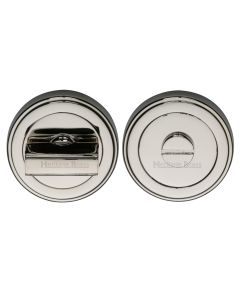 Polished Nickel Finish Round Bathroom Turn & Release - ERD7030