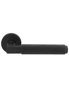 Matt Black Terazzo Lever on Round Rose | EUL060MB 