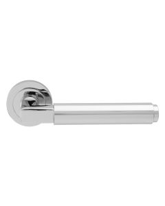 Polished Chrome Masano Lever on Round Rose | EUL070CP