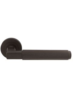 Matt Bronze Masano Lever on Round Rose | EUL070MBRZ