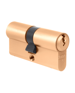 Evva 97mm A5 Polished Brass Euro Double Cylinder 36/61 | L6192