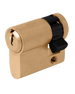 Evva 76mm A5 Polished Brass Euro Single Cylinder | L6144