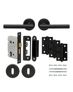 Matt Black Faro Lock Pack - Ultimate Door Pack