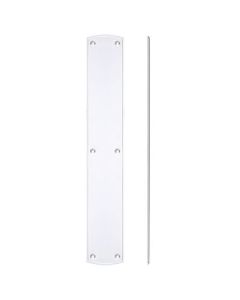 Polished Chrome Finger Plate - 457 x 76mm | FB119CP