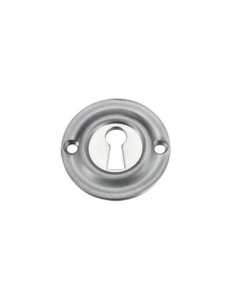 Satin Chrome 45mm Standard Profile Key Escutcheon | FB18SC