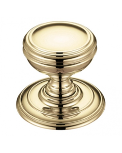Set Polished Brass Fulton & Bray Concealed Fix Mortice Knob | FB305PB