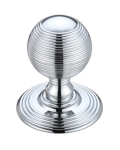 Set Polished Chrome Fulton & Bray Concealed Fix Ringed Mortice Knob | FB306CP
