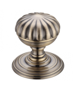 Set Florentine Bronze Fulton & Bray Concealed Fix Flower Mortice Knob | FB307FB