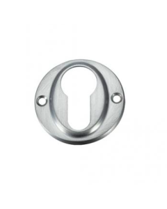 45mm Satin Chrome Euro Profile Cylinder Escutcheon | FB51SC
