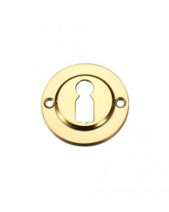 45mm Polished Brass Standard Profile Key Escutcheon | FB52PB