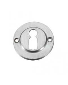 45mm Satin Chrome Standard Profile Key Escutcheon | FB52SC