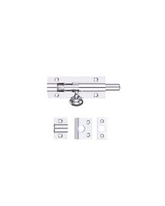 Zoo 75mm x 30mm Fulton & Bray Polished Chrome Architectural Barrel Bolt | FB55CP