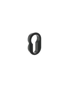 Pair Urban Dark Bronze Concealed Rose Euro Round Escutcheon | FCRESCEUDB