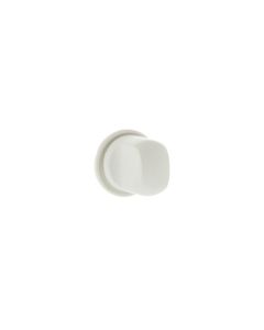 White Concealed Rose Round WC Turn | FCRWCWH
