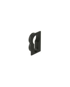 Pair Urban Dark Bronze Concealed Rose Euro Square Escutcheon | FCSESCEUDB