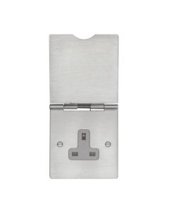 Eurolite Euroseal 13A 1 Gang Unswitched Floor Socket Stainless Steel| FS4030SSS