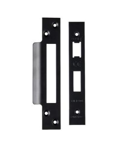 Matt Black T Forend Strike and Fixing Pack For Sashlocks | FSF5004MB