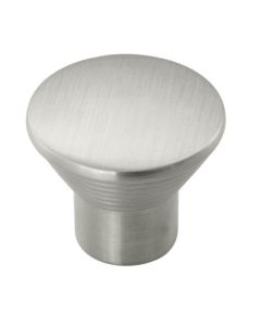 Satin Nickel 30mm Aztec Ringed Knob | FTD345BSN