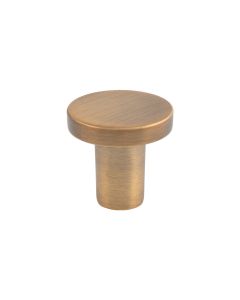 Antique Brass 26mm Circular Cupboard Knob | FTD348AAB