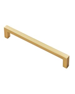 Satin Brass 320mm Square Section Block Cabinet Handle | FTD401FSB