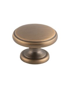 Antique Brass 32mm Oxford Cupboard Knob | FTD524SAB