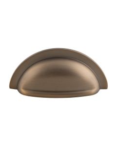 Antique Brass 76mm Oxford Cup Pull | FTD558AB