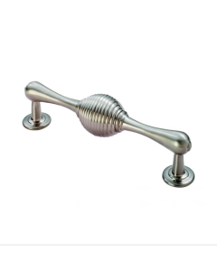 Satin Nickel 150mm Reeded Handle | FTD605RSN