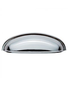 Polished Chrome 96mm Modern Shaker Cup Pull | FTD559CP
