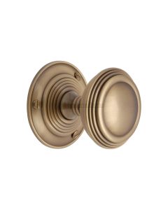 Heritage Brass Antique Brass Goodrich Door Knob on Rose