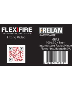 Frelan Kit for 102mm Radius hinges pack of 4 30 minute 1mm