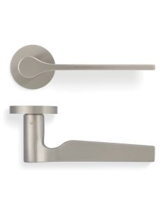 Set Valli Satin NIckel PVD H1062 Carmen Lever Handle 