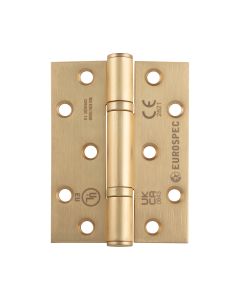 Pair Satin Brass Grade 13 Thrust Bearing Hinge - Square | H2N1103/13SB