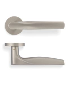 Set Valli Satin Nickel PVD SOM Designer H359 Lever Handles | Skidmore, Owings & Merrill
