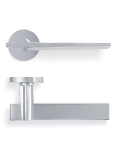 Set Valli Polished Chrome PVD H378 Yabu Pushelberg Designed Lever Handles 