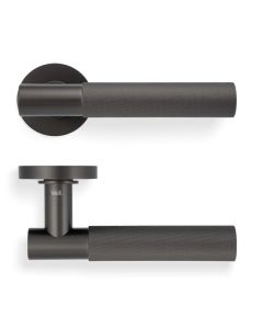 Set Valli Dark Bronze PVD H379 Antonio Citterio Knurled Lever Handle