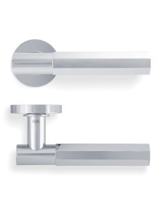Set Valli Polished Chrome PVD H380 Antonio Citterio Lever Handle