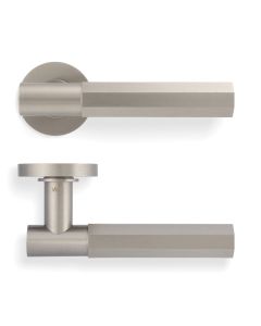 Set Valli Satin Nickel PVD H380 Antonio Citterio Lever Handle