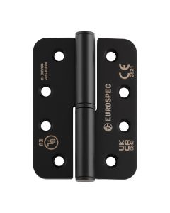 Pair Matt Black Grade 13 Lift Off Hinge - Radius - Right Hand | H3N1203/13MB/R/R