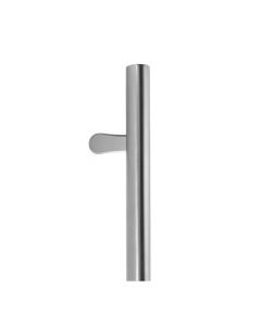 BLU Satin Stainless Steel Offset Round Bolt Through Pull Handle Bolt Through Pull Handle | 1200mm | HAB50-1200-BF-SSS