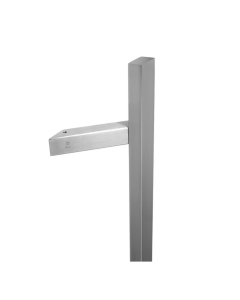 BLU HAB7 Satin Stainless Steel Offset Rectangular 'T' Bolt Through Pull Handle | 1500mm | HAB7-1500-BF-SSS