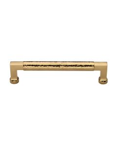Heritage Brass Polished Brass Hammered Cabinet Pull 160mm