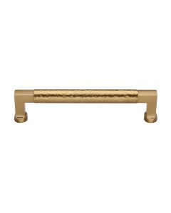 Heritage Brass Satin Brass Hammered Cabinet Pull 160mm