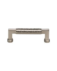 Heritage Brass Satin Nickel Hammered Cabinet Pull 101mm