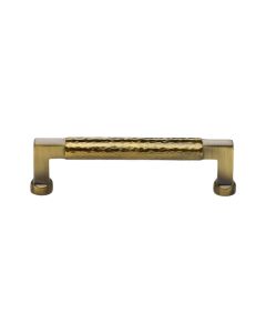 Heritage Brass Antique Brass Hammered Cabinet Pull 128mm