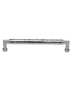 Heritage Brass Polished Chrome Hammered Cabinet Pull 203mm